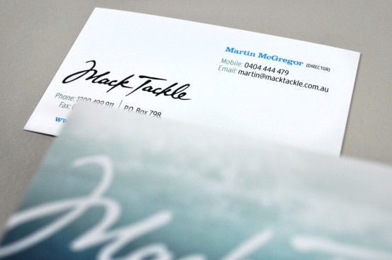Mack Tackle business card 2