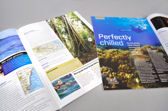 Hardie Grant Magazines for Tourism Australia spreads