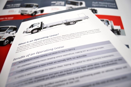 Toyota Fleet Management trade show brochure table